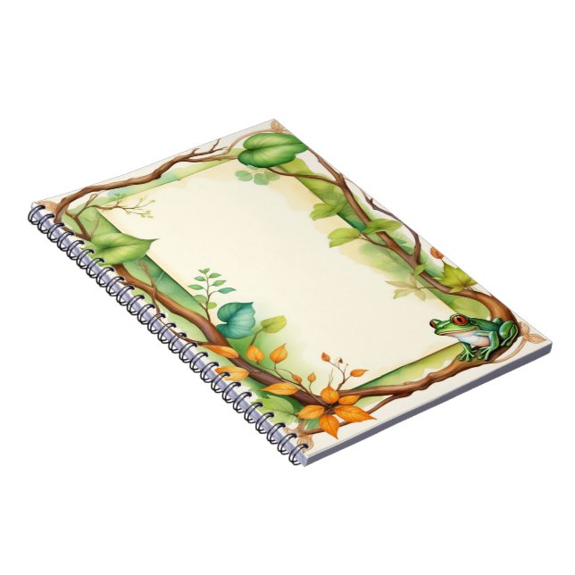 Framed Frogs 1 Notebook (Right Side)