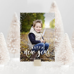 Framed Happiness New Year Holiday Photo Card