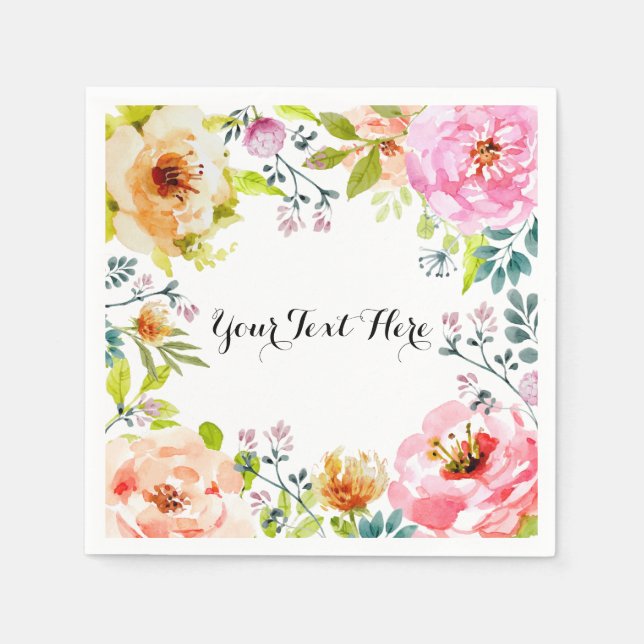 Framed in Floral Napkin (Front)