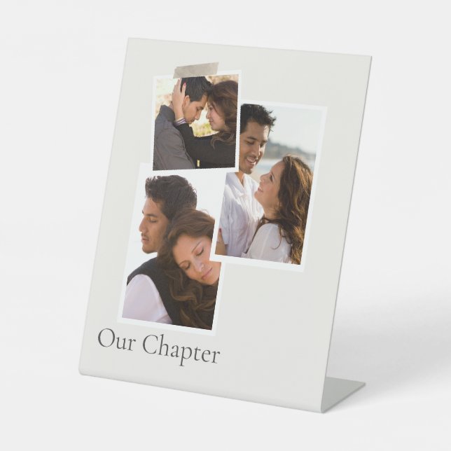 Framed & Layered Story Pedestal Sign (Front)