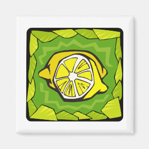 Framed Lemons Magnet