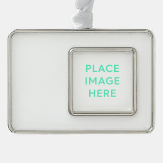 Framed Ornament (Horizontal), Silver Tone