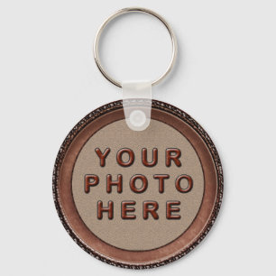 Framed Personalised Photo Keychains for Men