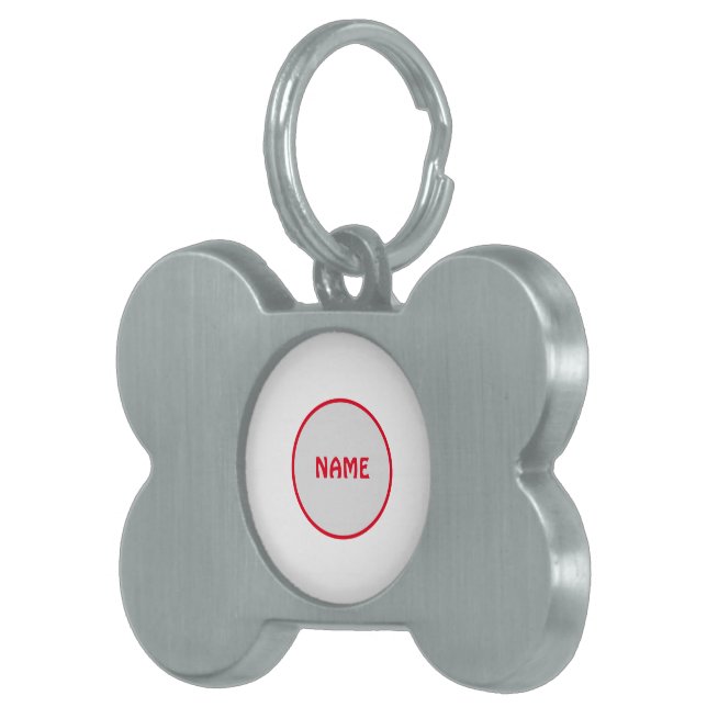 FRAMED PET TAG (Front Right)