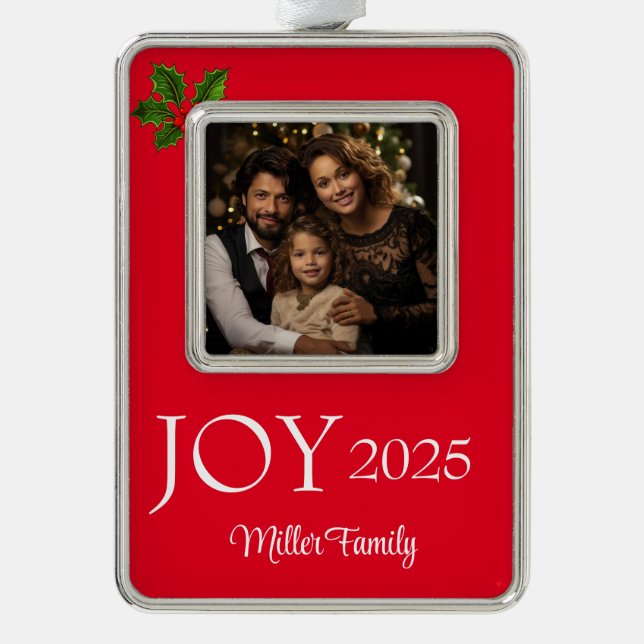 Framed Photo  Silver Plated Framed Ornament (Front)