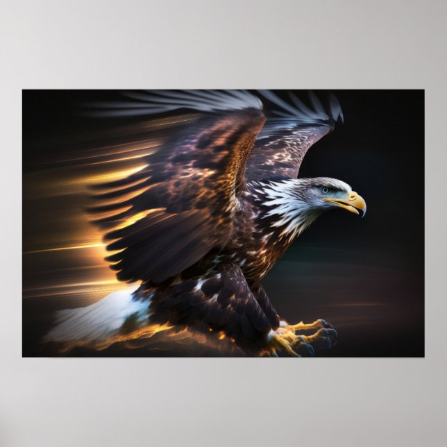 Framed Poster Art Eagle (Front)