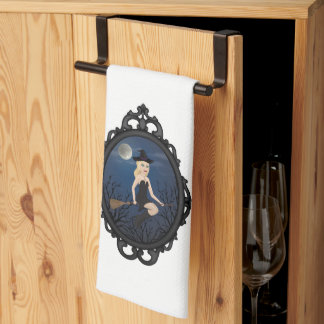 Framed Witch Tea Towel