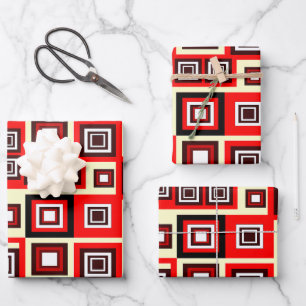 Framed Wrapping Paper Sheets