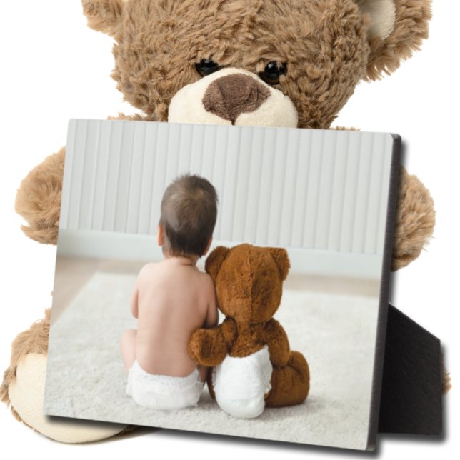 Frameless Photo Tabletop Easel Back Plaque (Photo's put directly on hardboard panel for stunningly crisp image on frameless tabletop easel-stand)