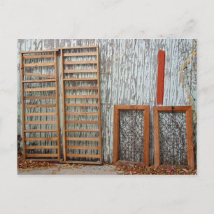 Frames Against Wall Postcard