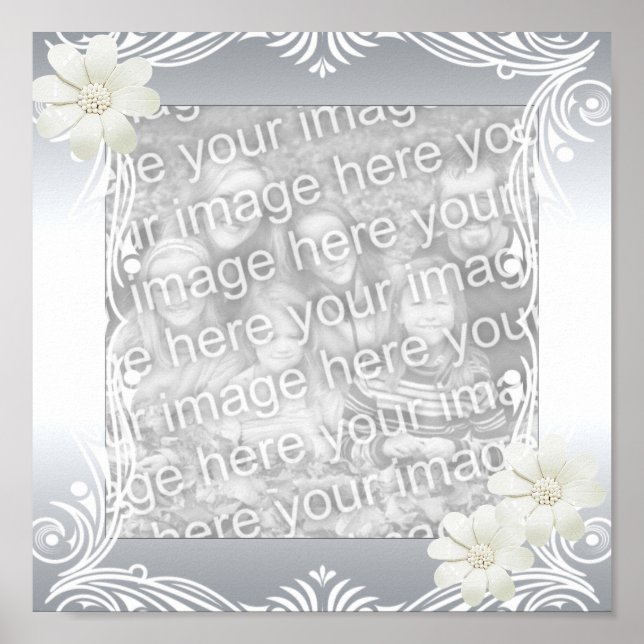 Frames For Your Photo Poster Image Silver (Front)