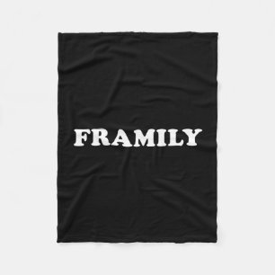 Framily friends and family reunion gather party fleece blanket