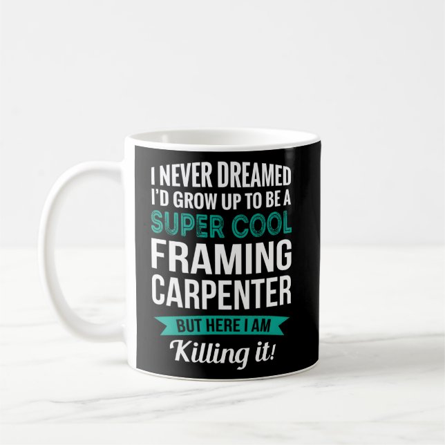 Framing Carpenter Appreciation  Coffee Mug (Left)