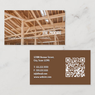 🚧 Framing Contractor QR Business Card