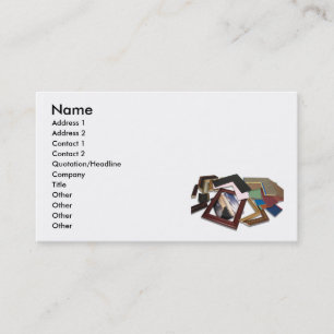 FramingDecisionCard, Name, Address 1, Address 2... Business Card