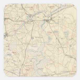 Framingham, Massachusetts Square Sticker