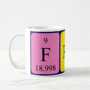 Fran periodic table name mug