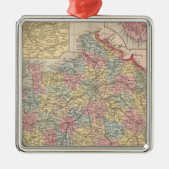 France 10 metal ornament (Front)