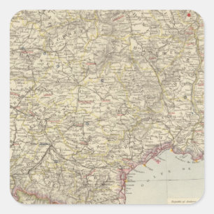 France 12 square sticker