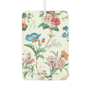 France 1830 Floral Antique Wallpaper Pattern Car Air Freshener