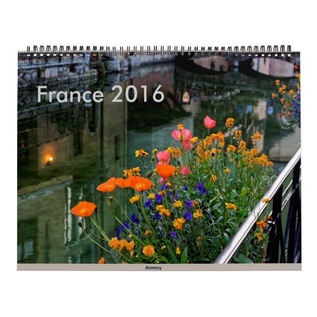 France 2016 calendar (Cover)