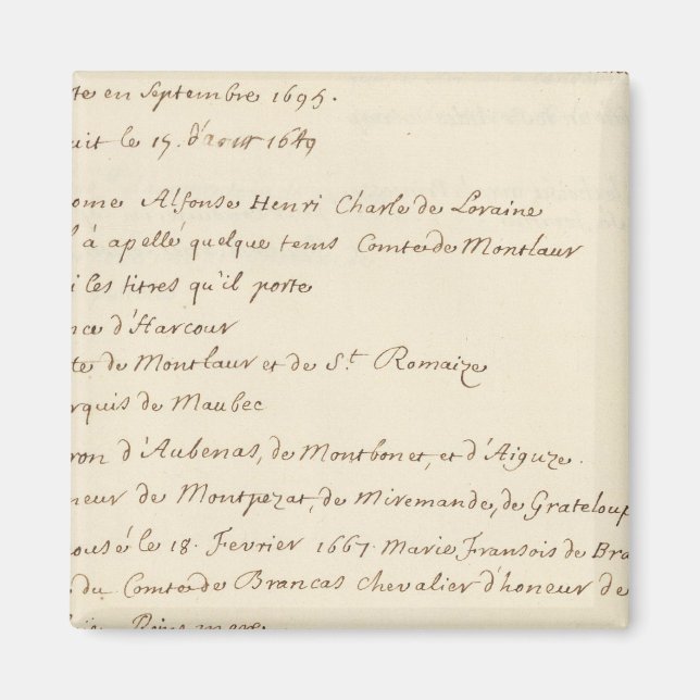 France 20 magnet (Front)