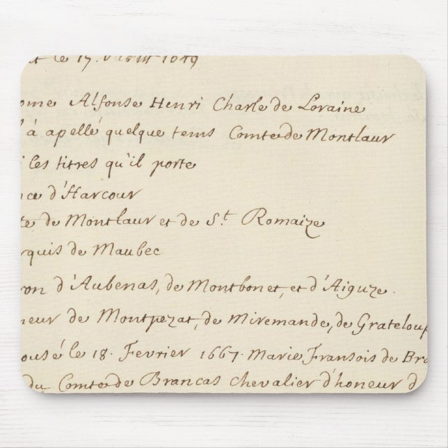 France 20 mouse pad (Front)