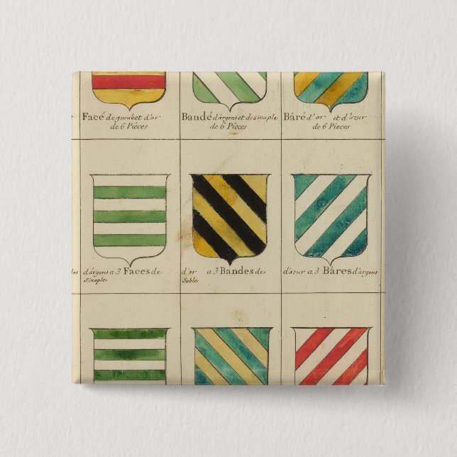 France 22 15 cm square badge (Front)