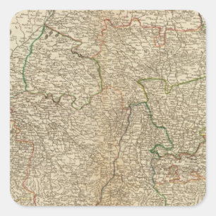 France 30 square sticker