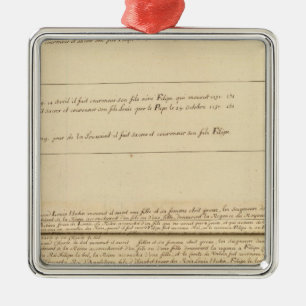 France 32 metal ornament