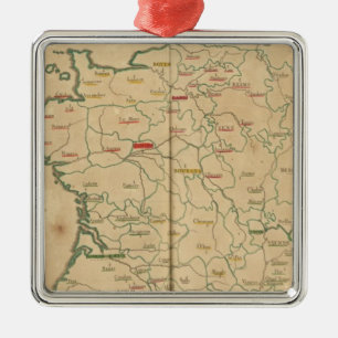 France 32 metal ornament