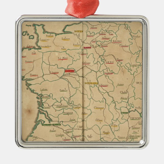 France 32 metal ornament (Front)