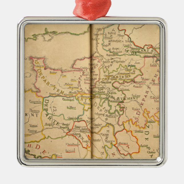 France 33 metal ornament (Front)
