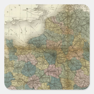 France 33 square sticker