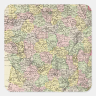 France 35 square sticker