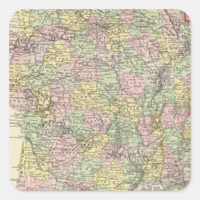 France 35 square sticker (Front)