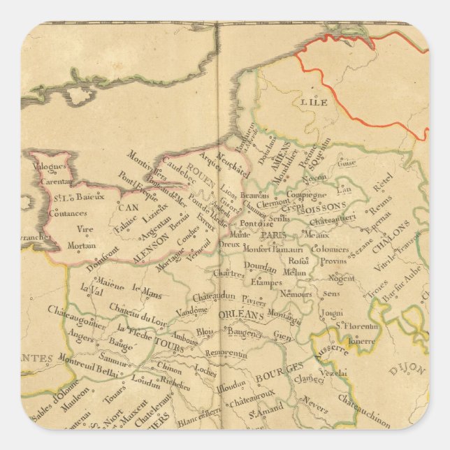 France 35 square sticker (Front)