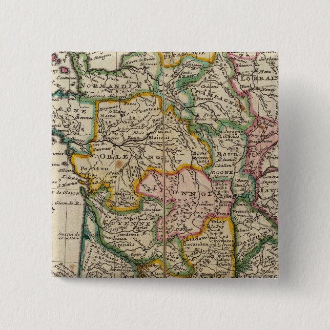 France 36 15 cm square badge (Front)