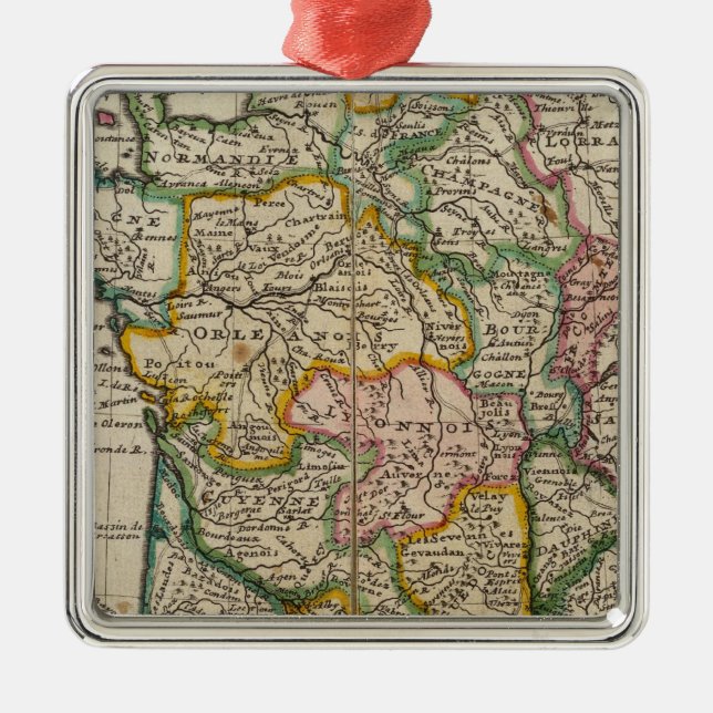 France 36 metal tree decoration (Front)