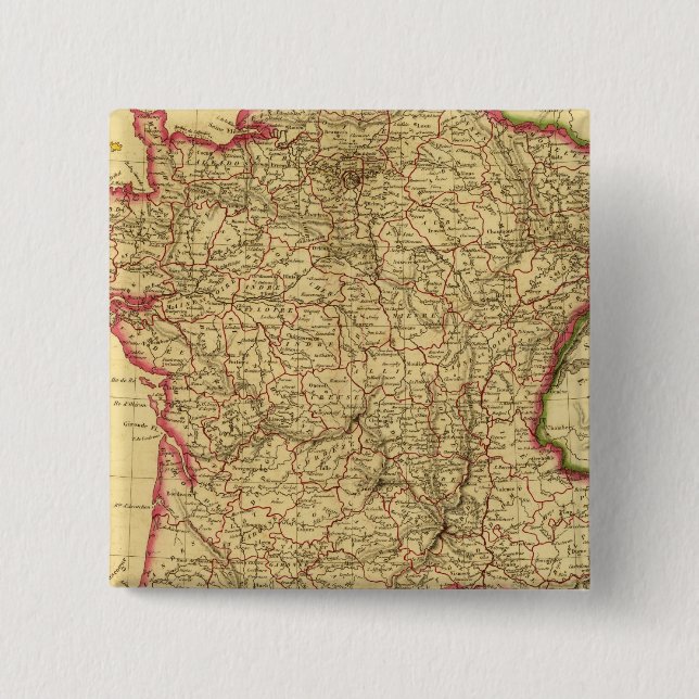 France 37 15 cm square badge (Front)