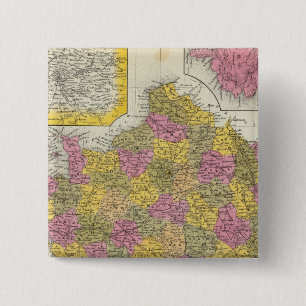 France 42 15 cm square badge