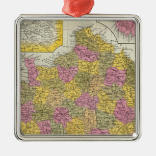 France 42 metal ornament