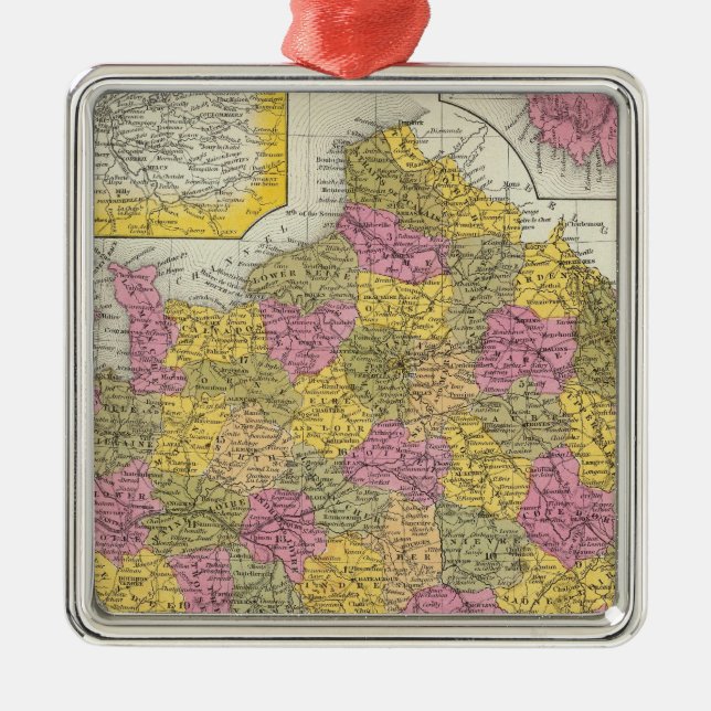 France 42 metal ornament (Front)
