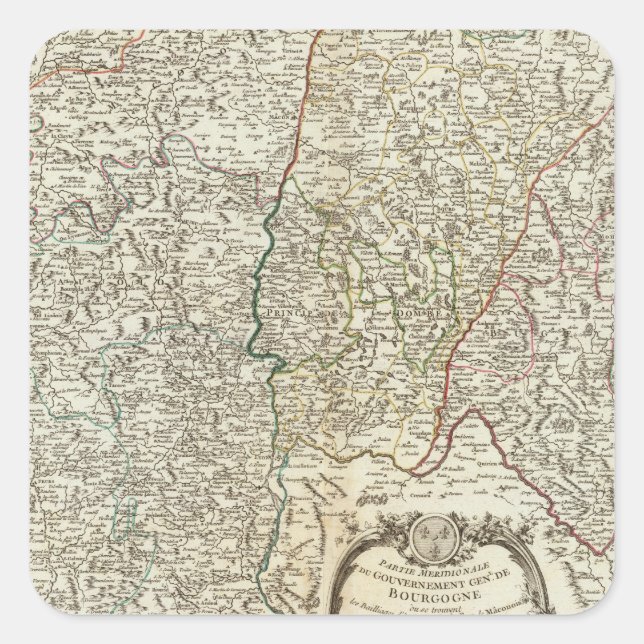 France 48 square sticker (Front)