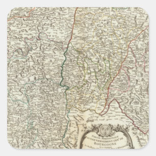 France 48 square sticker