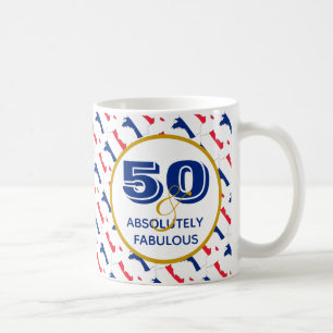FRANCE 50 and Fabulous Birthday Coffee Mug