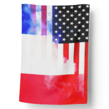 France + America Flag