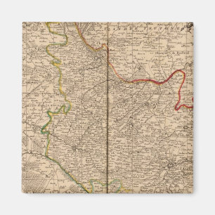 France and Belgium Magnet