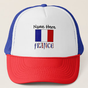France and French Flag Personalised Trucker Hat