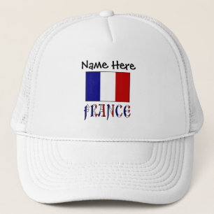 France and French Flag Personalised Trucker Hat